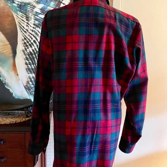 Pendleton Classic Tartan Plaid Wool Shirt - Picture 2 of 5